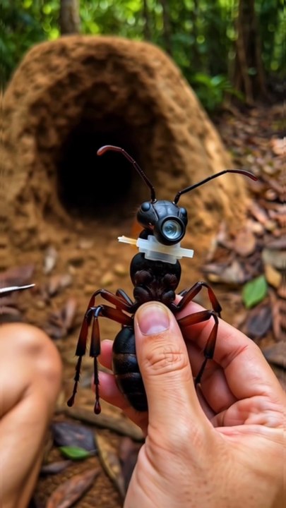 Micro cam on ant 🐜🐜