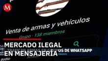 Crimen organizado usa WhatsApp para vender armas y autos robados en Michoacán