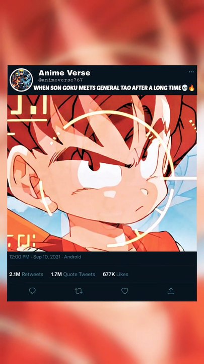 WHEN SON GOKU MEETS GENERAL TAO AFTER A LONG TIME💀🔥