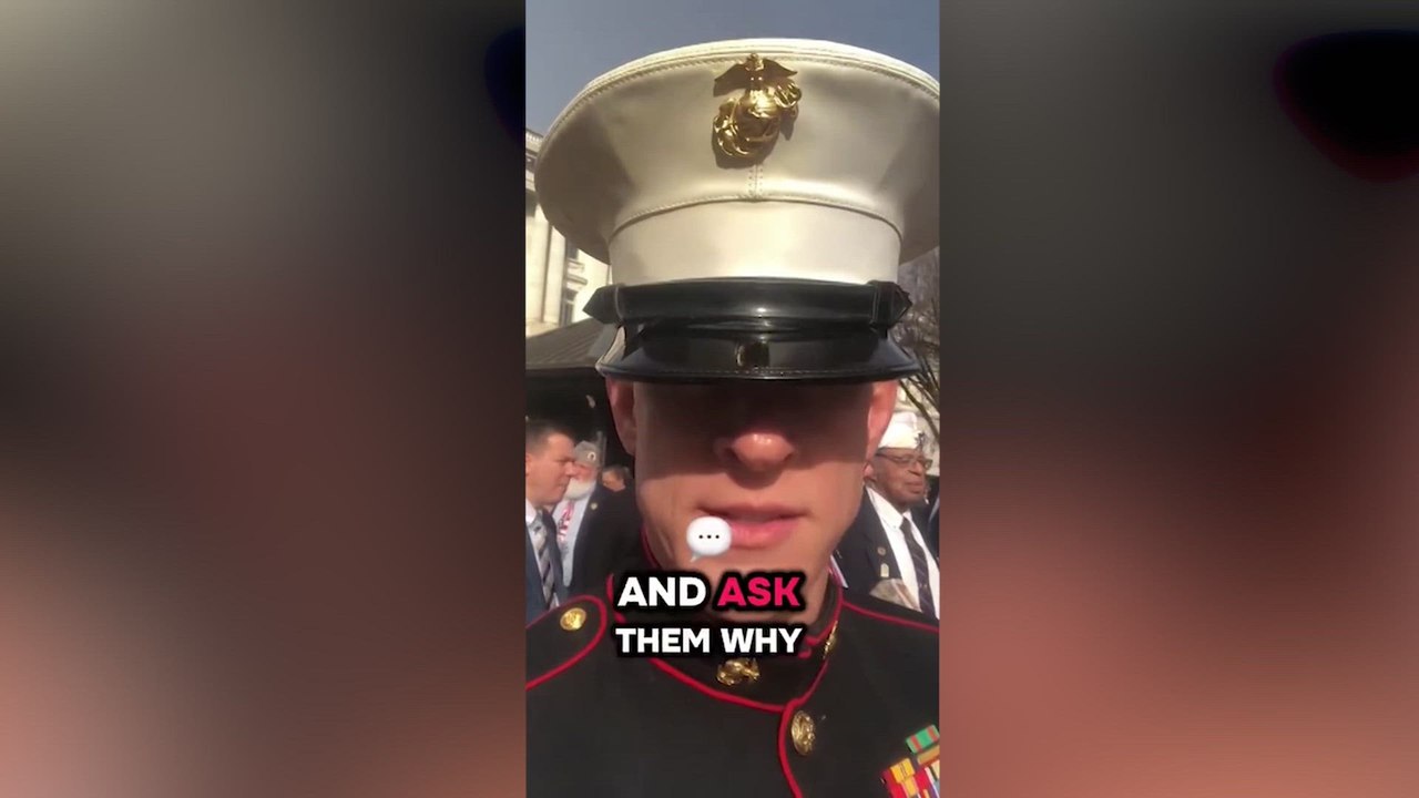 US Marine veteran McGinnis appeals against war on social media before Senate incident