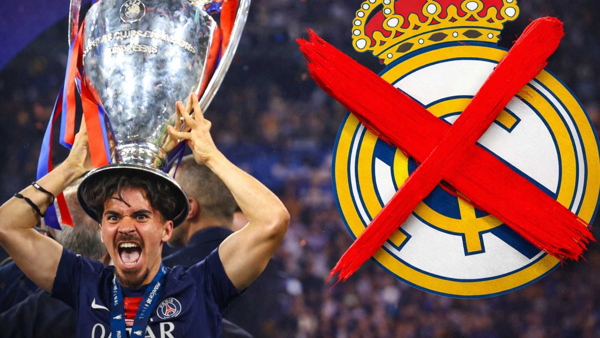 Vitinha dice no al Real Madrid<br>