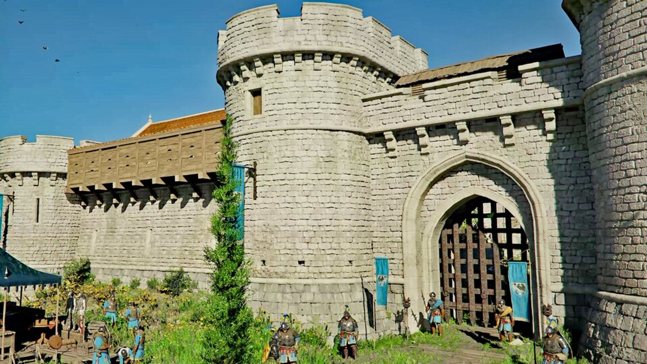 Wir schwingen uns in Crimson Desert zum ersten Mal aufs Pferd und besuchen eine Stadt