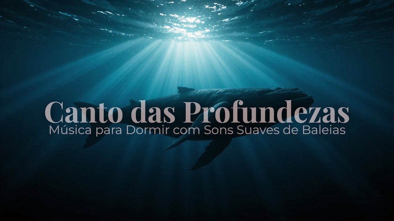 Canto das Profundezas | Música para Dormir com Sons Suaves de Baleias