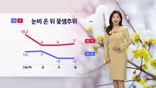 [날씨] 눈비 온 뒤 꽃샘추위...내일 공기도 탁해 / YTN