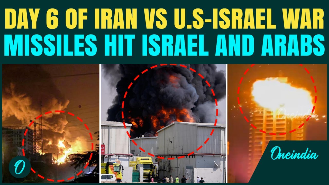 IRAN VS U.S-ISRAEL WAR DAY 6: Israeli Nuclear Site On Target | Iran's Missiles HITS Arab Cities
