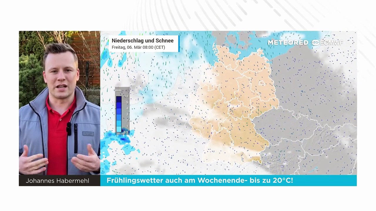 Frühlingswetter auch am Wochenende- bis zu 20°C!
