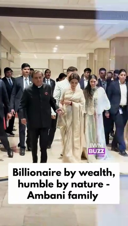 Mukesh Ambani and Nita Ambani with son Akash Ambani spotted at Arjun Tendulkar's wedding ceremony