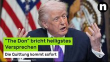 Donald Trump im freien Fall: "The Don" bricht heiligstes Versprechen - die Quittung kommt sofort