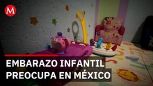 Embarazo infantil en México preocupa por miles de niñas menores de 15 años que son madres