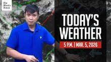 Today's Weather, 5 P.M. | Mar. 5, 2026