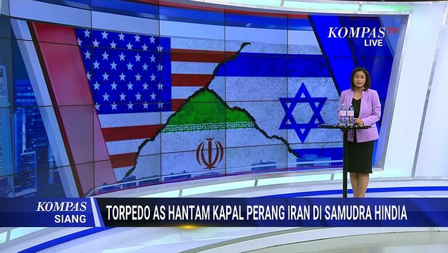 Mencekam! Potret Serangan Udara AS dan Israel Hancurkan Kantor Polisi di Teheran | KOMPAS SIANG