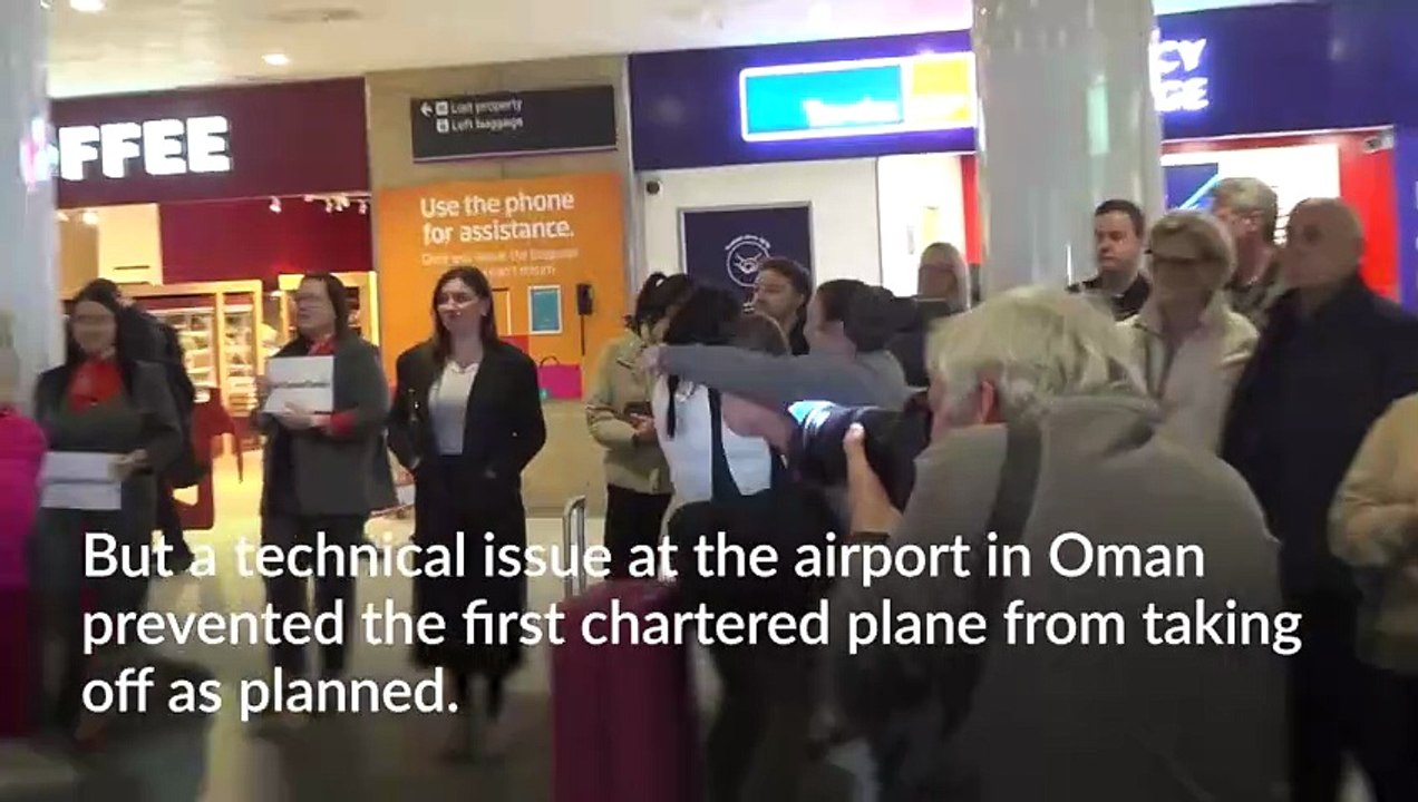 Iran war enters sixth day as flights due to bring Britons home from Middle East