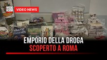 Emporio della droga scoperto a Roma