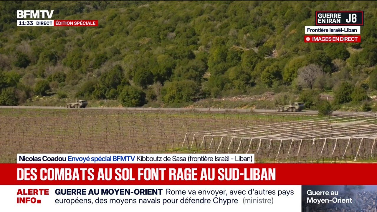 Guerre au Moyen-Orient: des combats au sol sont en cours au sud-Liban