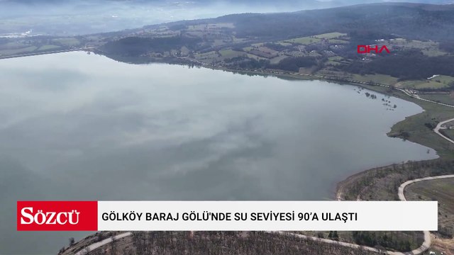 Gölköy Baraj Gölü'nde su seviyesi 90’a ulaştı