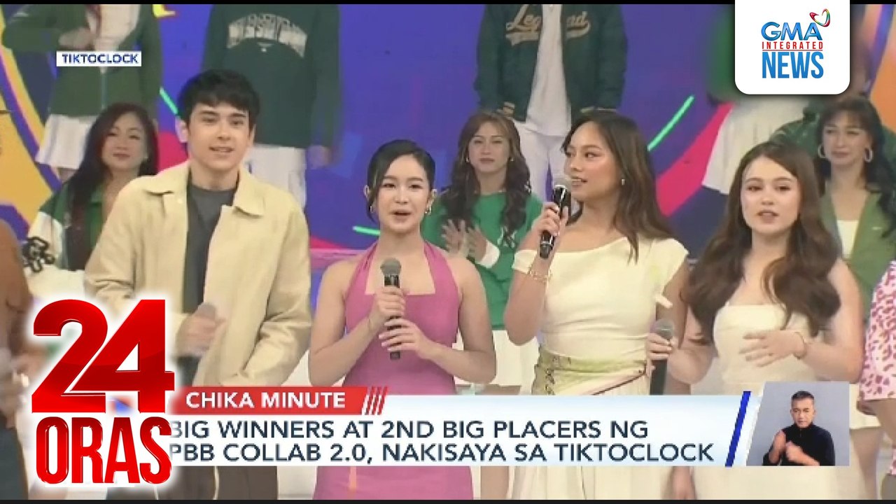 Big Winners at 2nd Big Placers ng PBB Collab 2.0, nakisaya sa TiktoClock | 24 Oras
