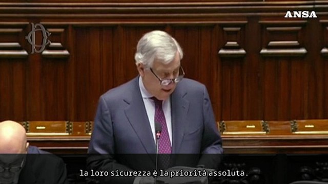 Tajani: 100.000 italiani coinvolti direttamente o meno dalla crisi in Iran