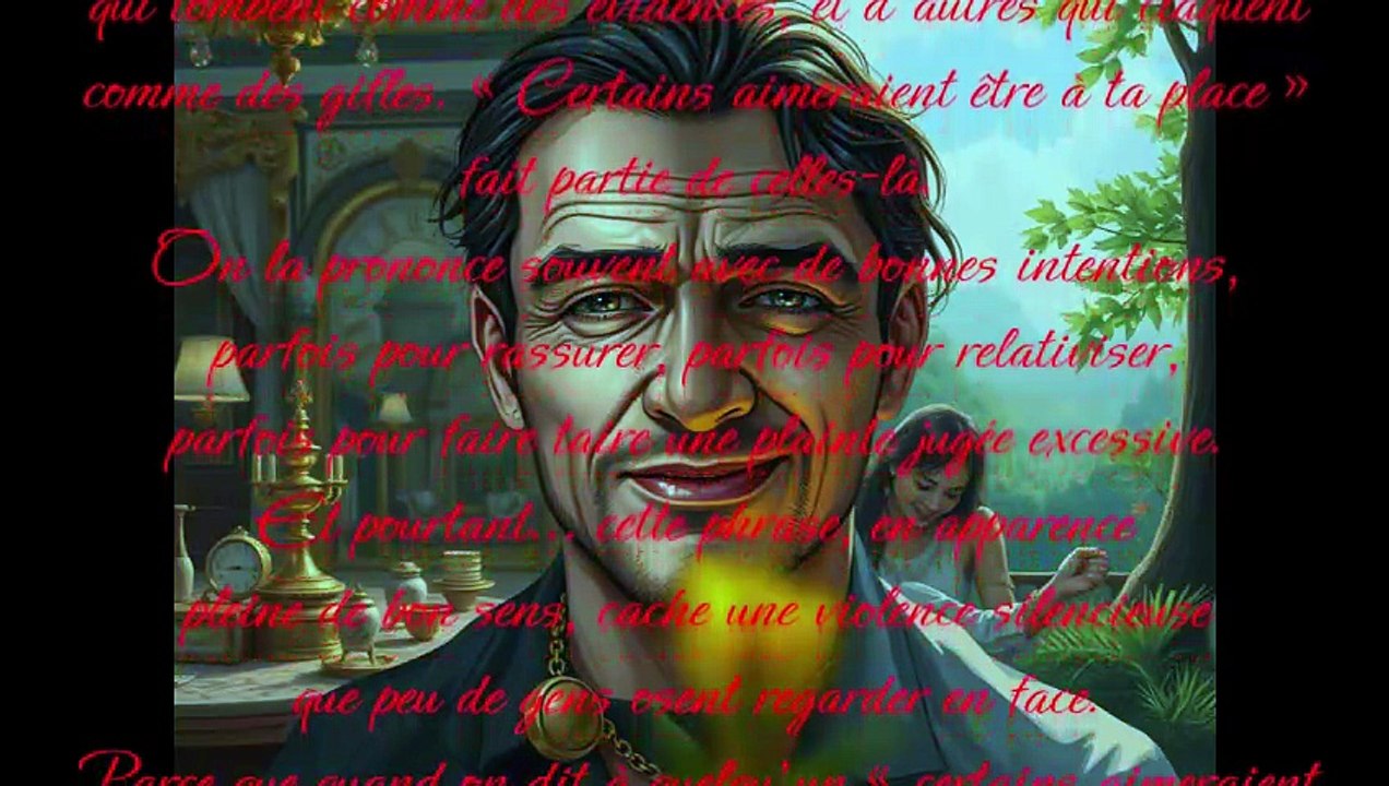 LES ECRIS DE KHAL ( Certains aimeraient être à ta place )