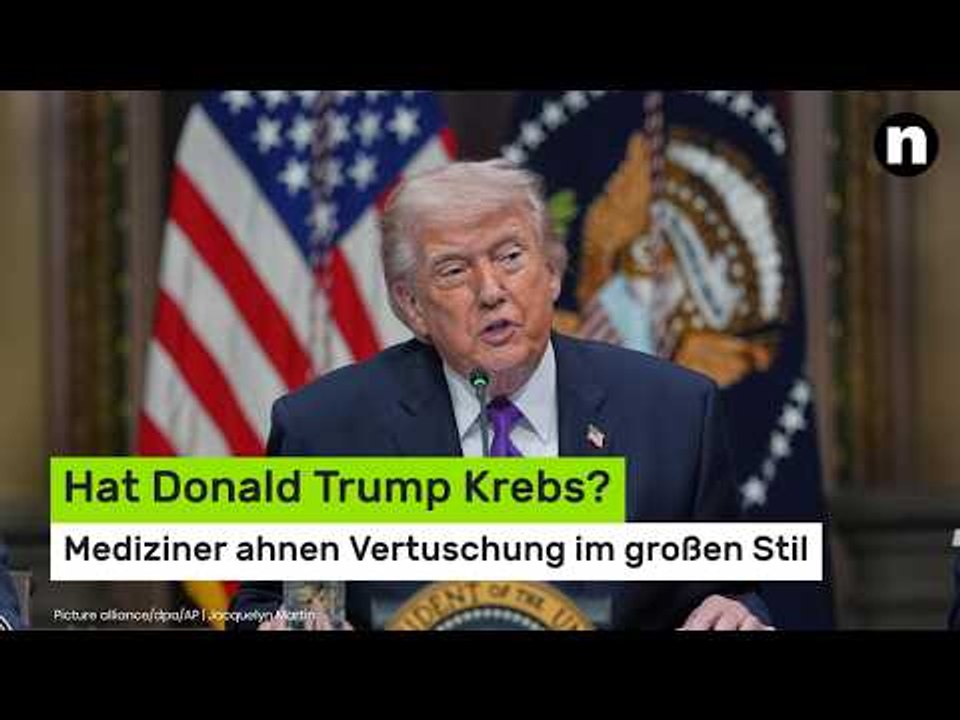 Hat Donald Trump Krebs?: Mediziner ahnen Vertuschung im großen Stil