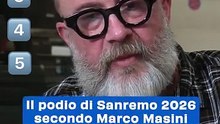 Il podio di Sanremo 2026 secondo Marco Masini