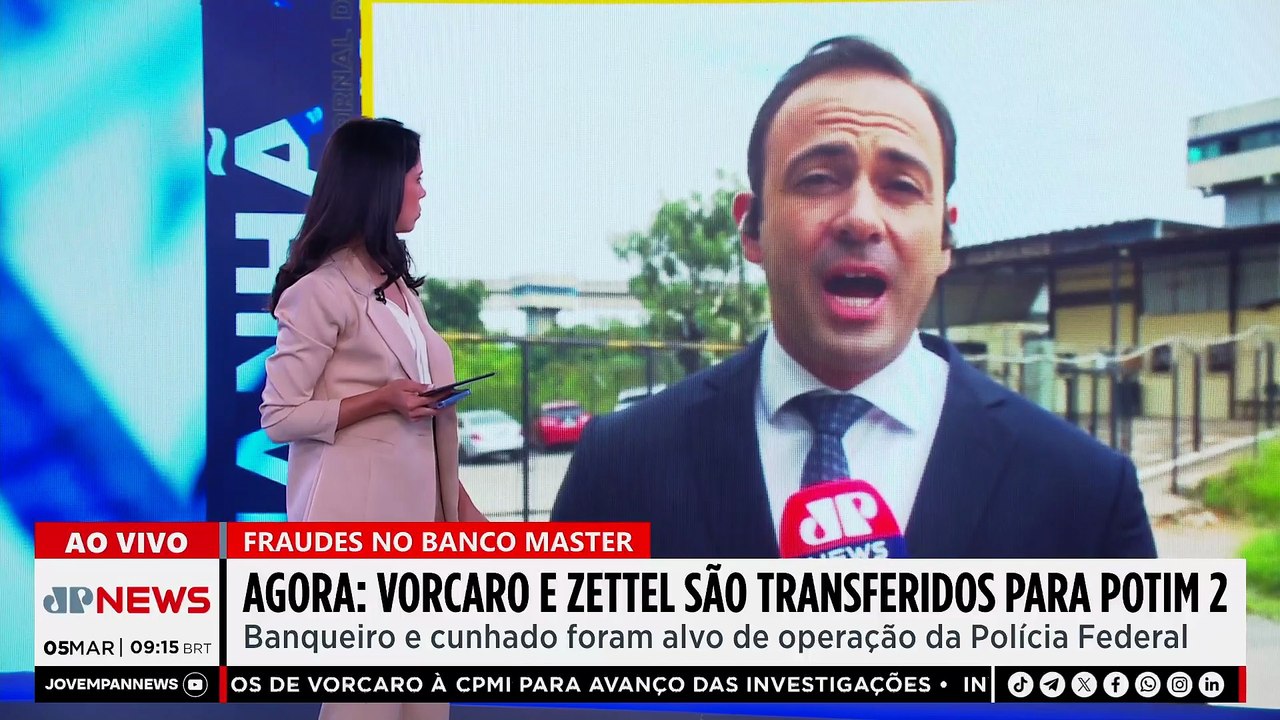 Daniel Vorcaro é transferido para presídio no interior de SP