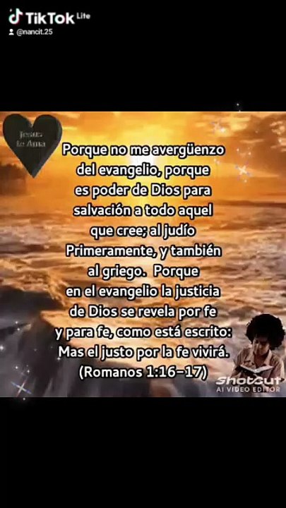No me avergüenzo del Evangelio 🙏