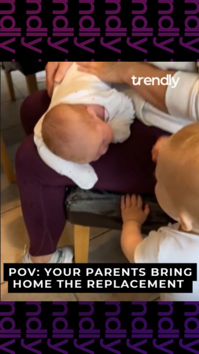 Toddler's Hilarious Reaction to New Baby Sister
