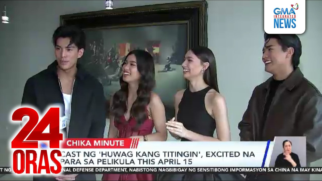 Cast ng 'Huwag Kang Titingin', excited na para sa pelikula this April 15 | 24 Oras