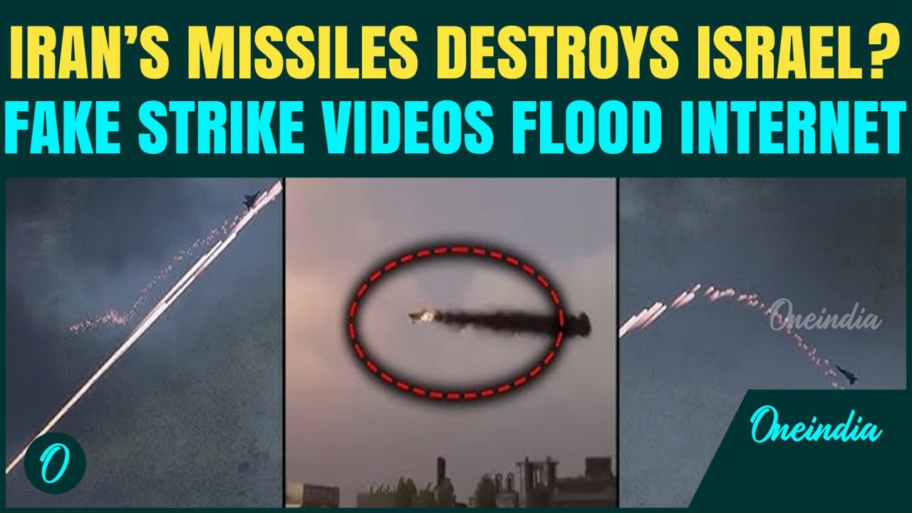 Iran Missile Targeting US Jet? Viral US-Iran War Clip Real Or Fake?| Know How To Fact Check War News