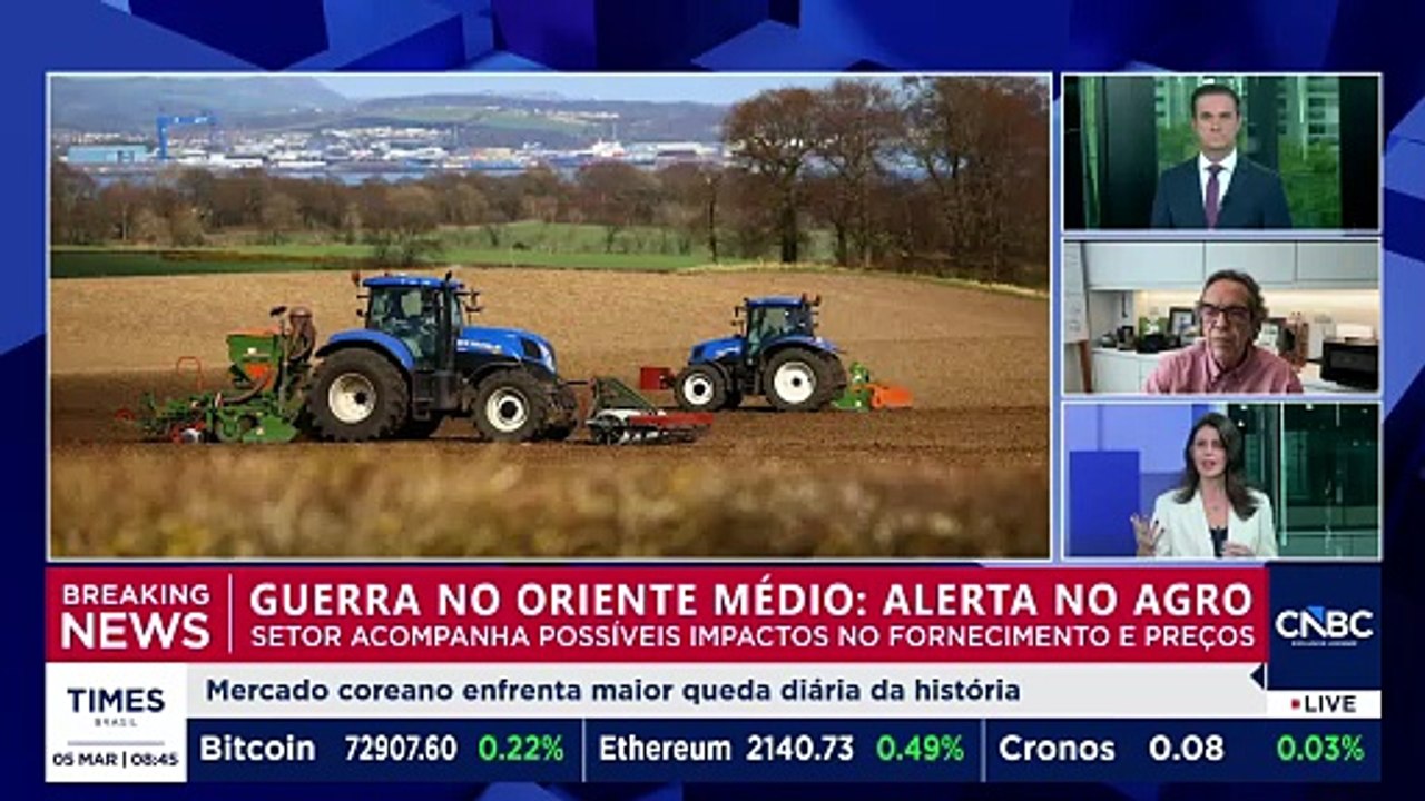 Guerra entre EUA, Israel e Irã pode afetar fertilizantes e custos do agro? | BREAKING NEWS