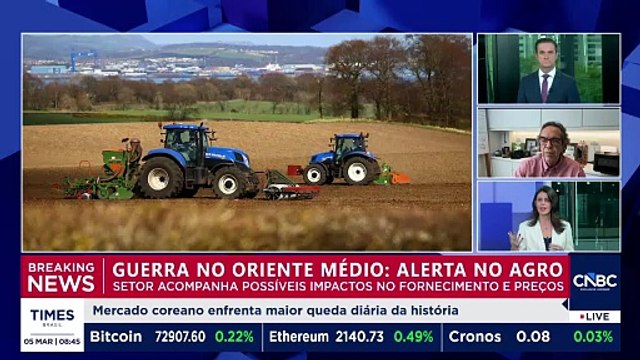 Guerra entre EUA, Israel e Irã pode afetar fertilizantes e custos do agro? | BREAKING NEWS
