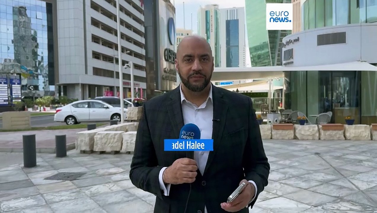 Explosions heard above Doha as Euronews journalists report air defence intercepts