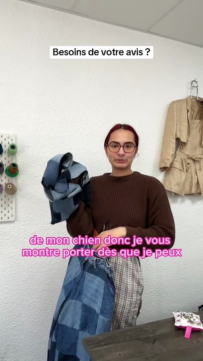 Dès que je le récupère je lui fais essayer ! Trop être d’être accordé avec lui !!! Dites moi en commentaire si je lui fais un trou pour la laisse ?