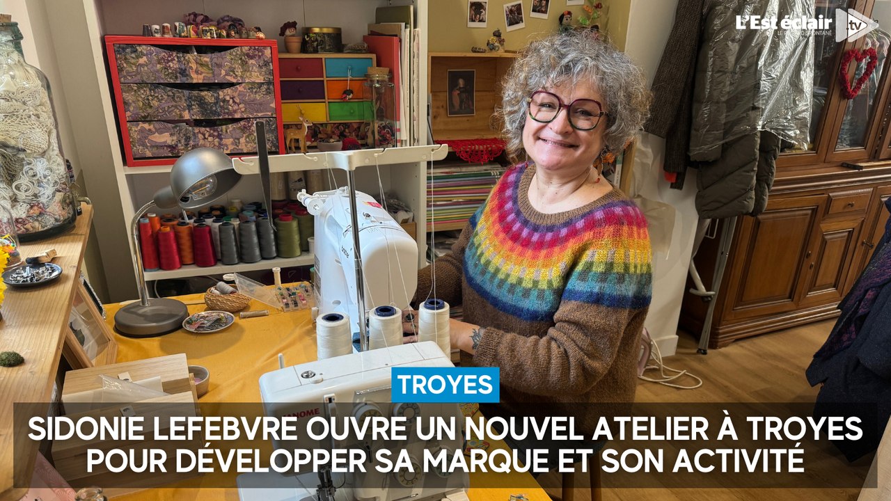 Sidonie Lefebvre ouvre un nouvel atelier à Troyes pour développer sa marque et son activité