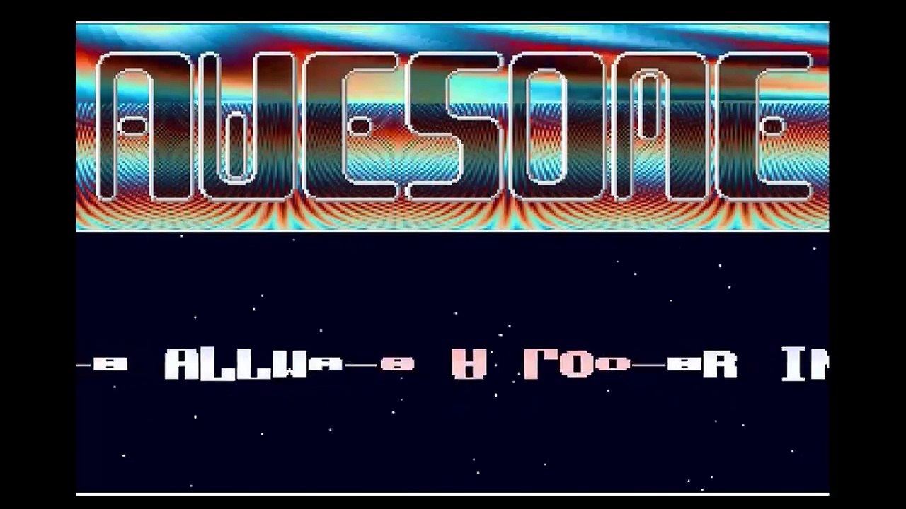 Amiga Demo Amega Party Intro by Awesome