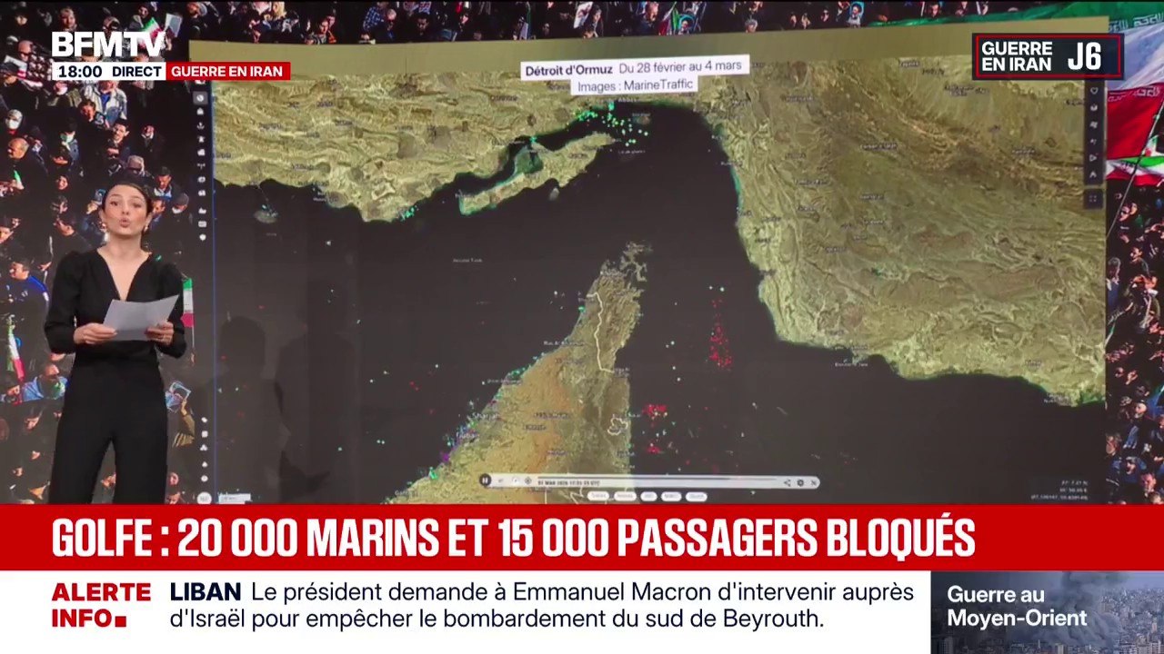 Guerre au Moyen-Orient: le trafic de pétroliers a chuté de 90% dans le détroit d'Ormuz