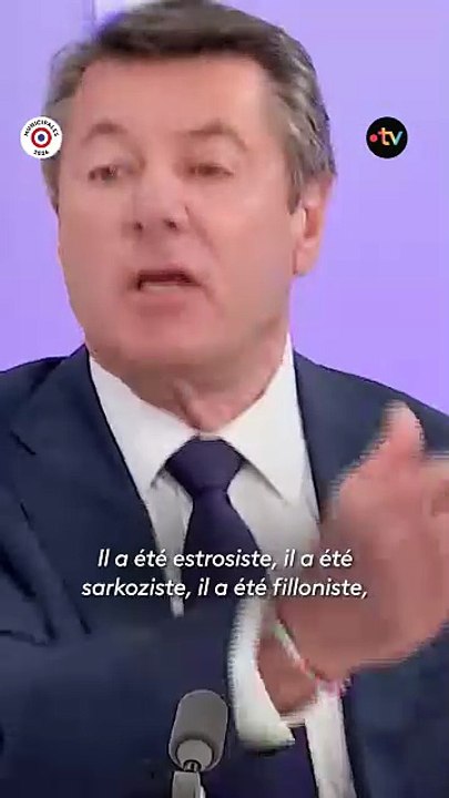 Regardez Eric Ciotti le favori et Christian Estrosi, le maire sortant, qui s'écharpent en direct aux cris de "voleur", "menteur"