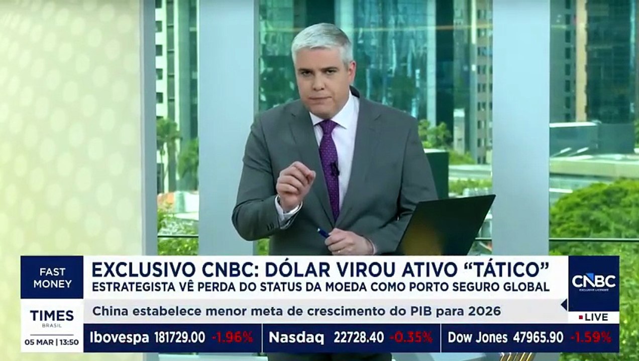 Dólar perdeu o status de porto seguro? Analista diz que ouro virou refúgio na guerra | CNBC BREAKING