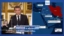 Emmanuel Macron prosi Netanjahu o "powstrzymanie się od ofensywy lądowej"