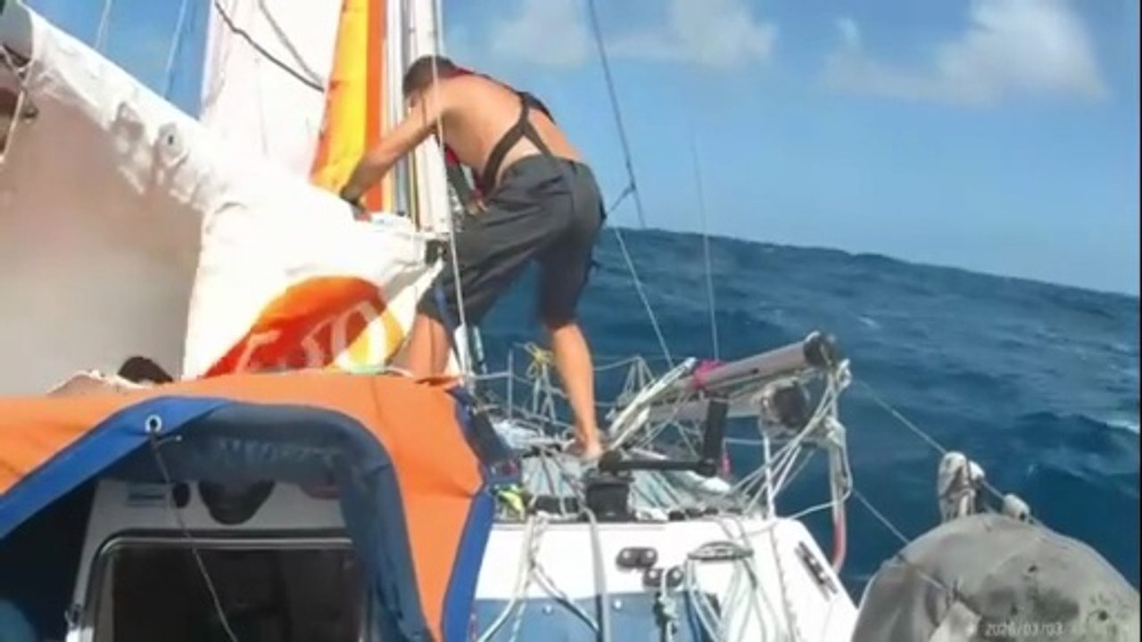 ALMA Class Globe 580 - 2026 / A Life of a Solo Sailor w a big fall  Jakub on “BiBi” in the #MGR2025 (5.80m Homebuilt Ply Yacht)