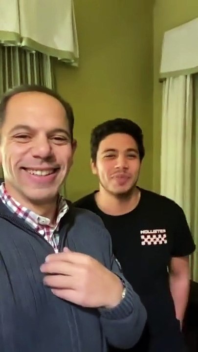 أول ظهور لحفيد عادل إمام
