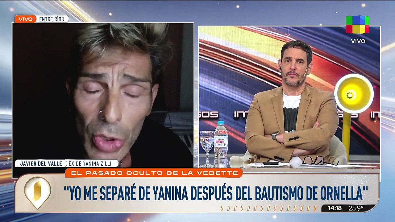 Javier del Valle recordó la historia de amor con su ex Yanina Zilli de Gran Hermano y su hija lo cruzó al aire