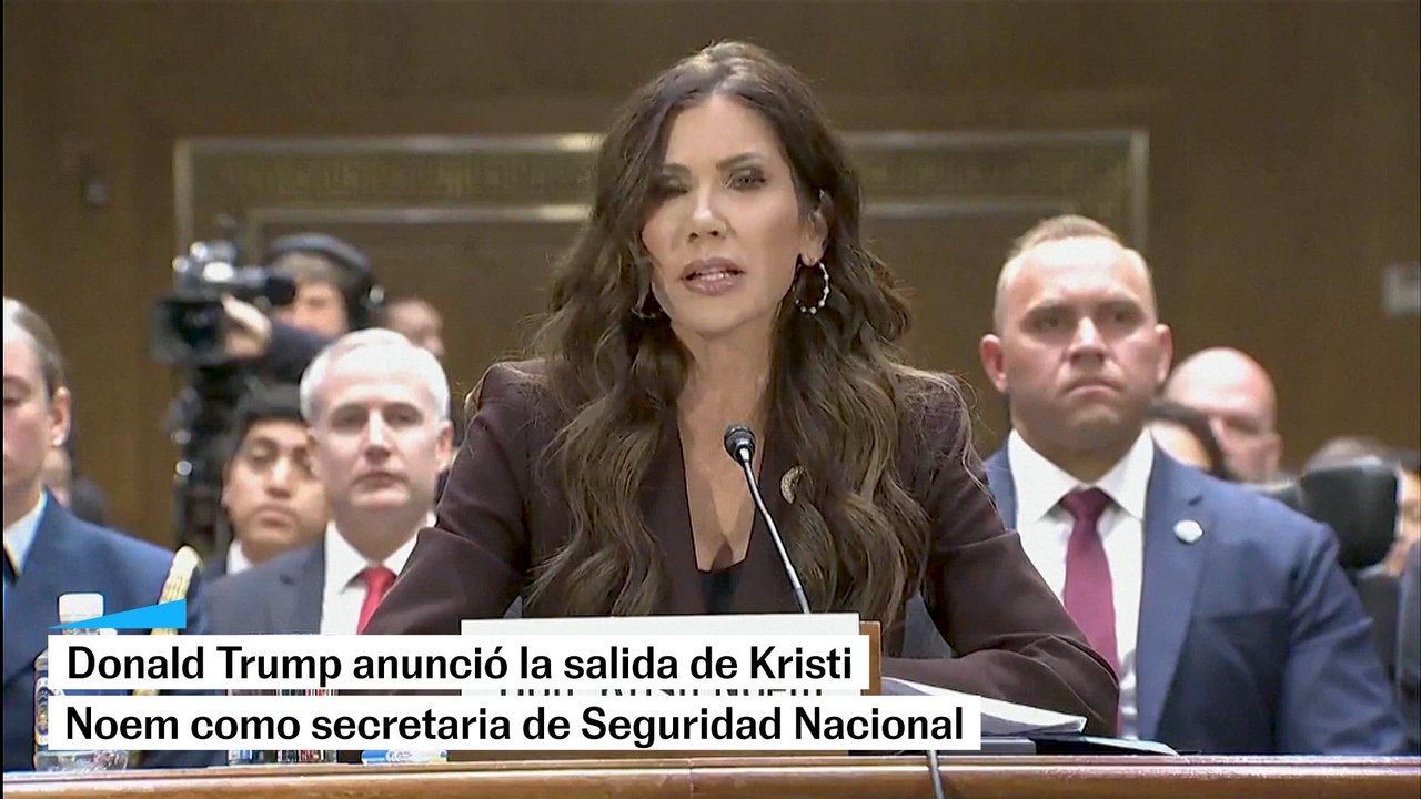 Kristi Noem es reemplazada como secretaria de Seguridad Nacional