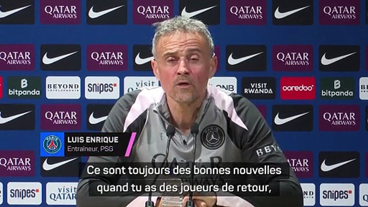 Luis Enrique parle du retour de Dembélé et de la gestion en vue du Mondial 2026