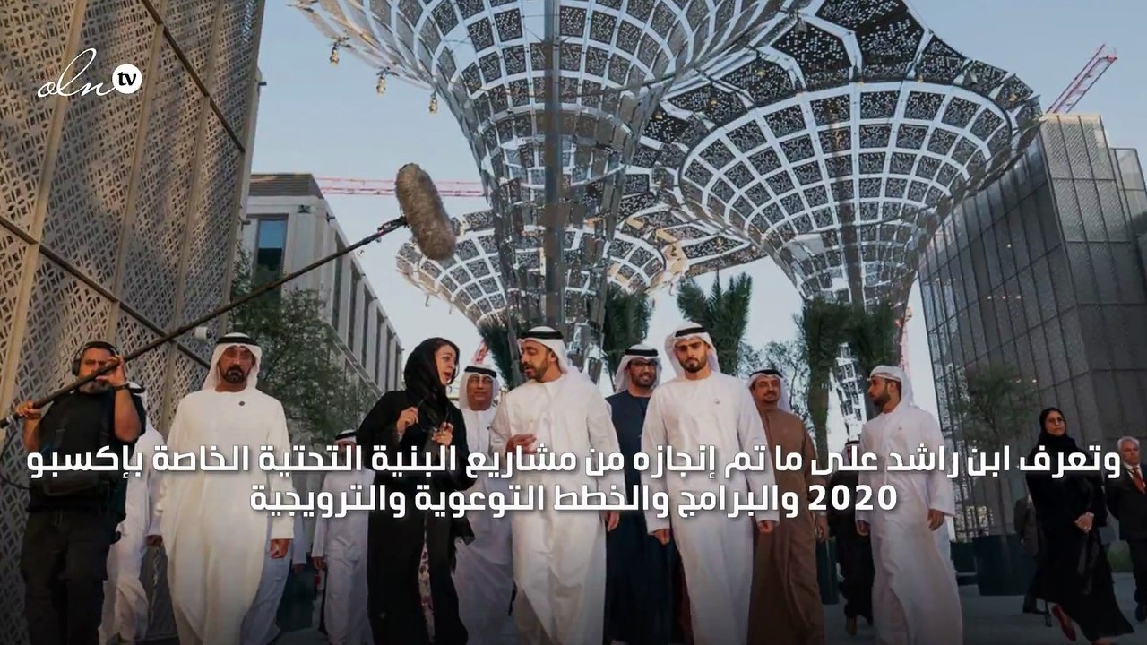 شاهد الشيخ محمد بن راشد خلال تفقده مشاريع البني...