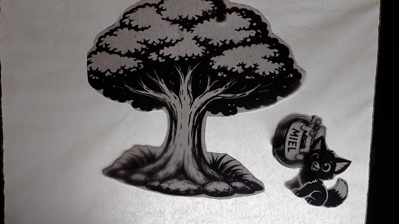 Théâtre d'ombres - Le banquet du renard affamé