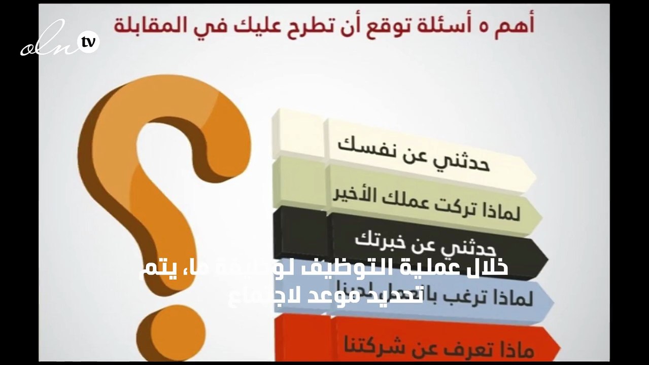 اسئلة مقابلة شخصية واجوبتها