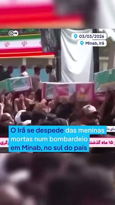 Irã se despede das meninas mortas em escola
