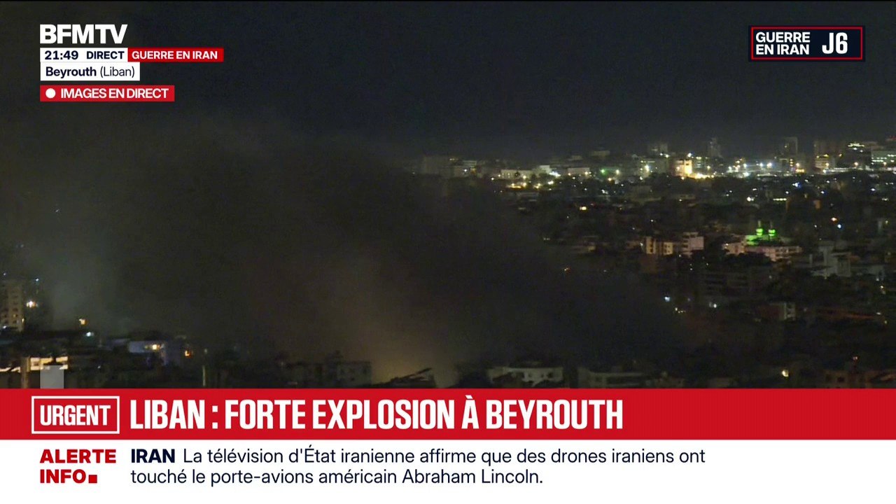 Guerre au Moyen-Orient: "On a entendu deux frappes sourdes", décrit Clotilde Bigot, correspondante BFMTV à Beyrouth au Liban