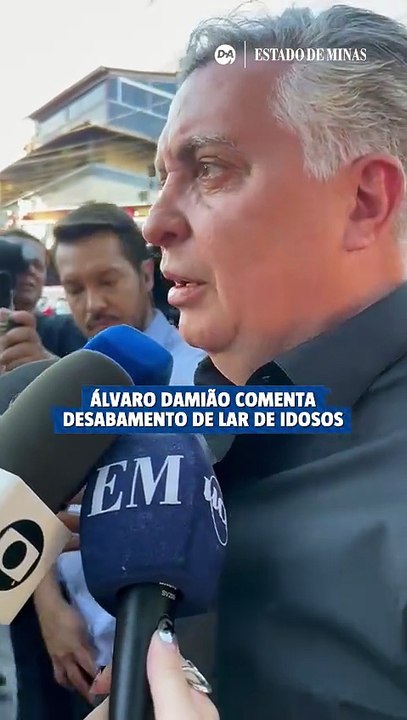 Álvaro Damião comenta desabamento de lar de idosos